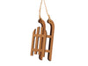 pm. 4 wooden sledges/hanging brown 9 cm