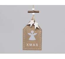 pm. 4 wooden hang tags 
