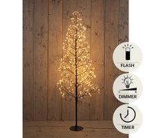 BOOM 720LED FLASH CLASSIC WARM IP44 TRAFO HOOGTE 150 CM ZWART