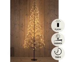 BOOM 1296LED FLASH CLASSIC WARM IP44 TRAFO HOOGTE 210 CM ZWART