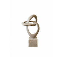 Statue Polyresin 11,5x6,8x20,5cm Grey