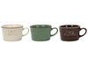 Mok 'Café Coffee' Ø8,6x5cm 180ml 3-ass