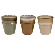 Mok Mistral rand Ø6x7cm 100ml 3 assortie