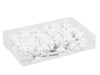 PET 18x6 glitterstars/wire white 40 mm