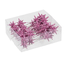PET 36 mini 3-d stars on pin rose blush 3 cm