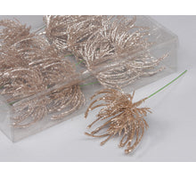Spider op steker met glitter 12 stuks 8 cm goud