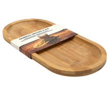 Serveerplank bamboe ovaal 22,5x10,5cm