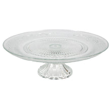 Taartplateau glas clear 28,9x9cm