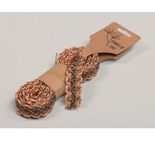 pc. ribbon on hanger light brown 200 cm