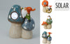 GNOME POLYESTER OP PADDENSTOEL 13,5x10x6CM 3 ASSORTIE