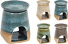 OSLO CERAMIC FRAGRANCE BURNER D8.5 H11CM 4 ASSORTED COLORS