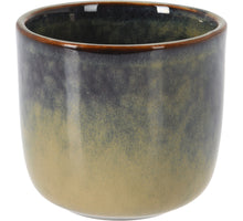FLAME PORCELAIN FLOWERPOT D9 H8CM