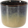 FLAME PORCELAIN FLOWERPOT D11 H10CM