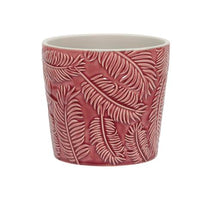 pc. 1 stoneware flowerpot heather Ø12x11cm