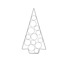 pc. 1 metal tree/hanging black 115 cm