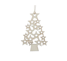 pb. 5 wooden trees/hanging natural 6,5x10 cm