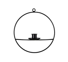 pc. 1 candle holder/hanging black Ø20 cm