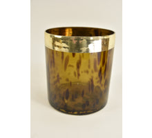 pc. 1 glass vase w/band 