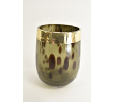 pc. 1 glass vase w/band 