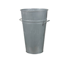 pc. 1 bucket w/ears old zinc Ø19x31cm