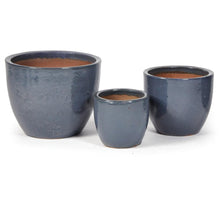 Glazed Egg Pot Antique Grey S3 D23/41H19/33cm