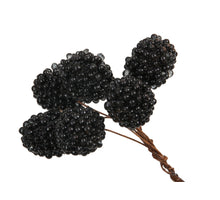 pb. 12 bundle of 6 blueberries black 28 mm