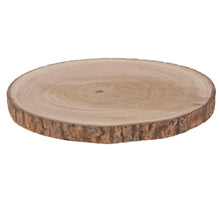 Slice paulowniawood Ø36-39x3cm Natural