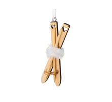 pb. 10 wooden skies/hanging natural 7 cm