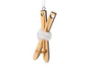 pm. 10 wooden skies/hanging natural 7 cm