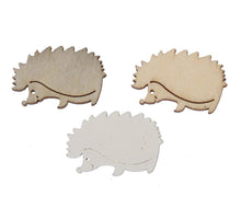 pb. 60 wooden hedgehog/loose 3 ass. 3 cm