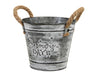 pc. 1 metal bucket w/handles grey Ø 14.5x13 cm