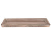 Tray mdf 39x15x2,5cm antique grey-wash