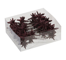 PET 36 3-d sparkling stars/pin dark orchid 3 cm