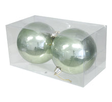 cb. 2 plastic balls green opal 180mm