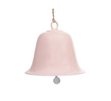 pc. 1 metal bell/hanging pink 8x8x7 cm