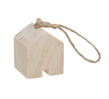 pb. 1 wooden house natural 5x5x6 cm