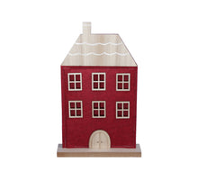 pb. 1 felt house/standing red 18x28.5 cm