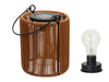 1 pc. solar lantern brown Ø 13.5x15.5 cm