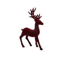 pb. 1 flock deer/standing d. Red 22x35 cm