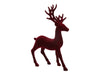pm. 1 flock deer/standing d. Red 22x35 cm