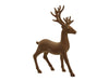 pm. 1 flock deer/standing brown 22x35 cm