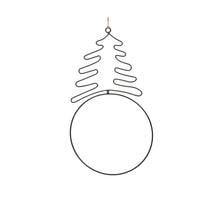 pc. 1 metal deco/hanger black Ø 30x53 cm