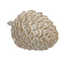 pc. 1 ceramic cone beige 15x10.5x9 cm