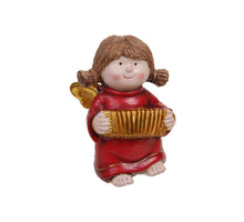 pc. 1 poly angel red 12 cm accordion