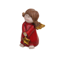 pc. 1 poly angel red 16 cm star