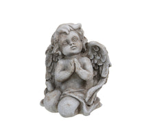 pc. 1 cement angel antique 12x10x14.5 cm