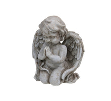 pc. 1 cement angel antique 13x8.5x16 cm