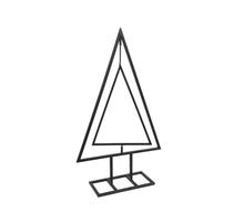 pc. 1 metal tree/standing black 30x10x50 cm