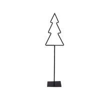 pc. 1 metal tree/standing black 18x14x70 cm