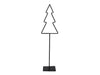 pc. 1 metal tree/standing black 18x14x70 cm